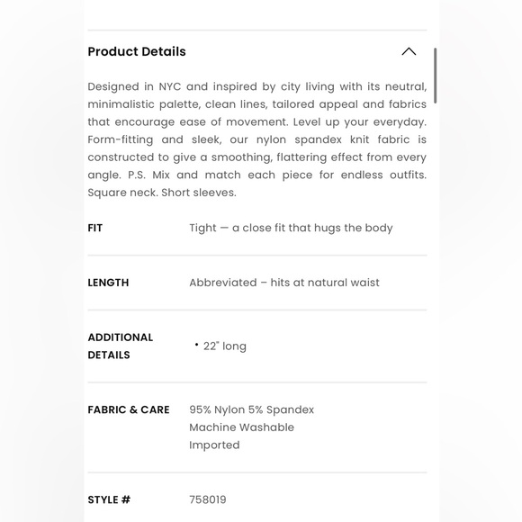 TWO Loft Versa 360 Knit Square Neck Fitted Shirts in Black and Brown - XS - Picture 3 of 9